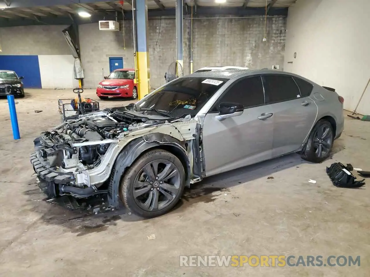 1 fotografías del automóvil dañado 19UUB6F54PA000607 ACURA TLX 2023