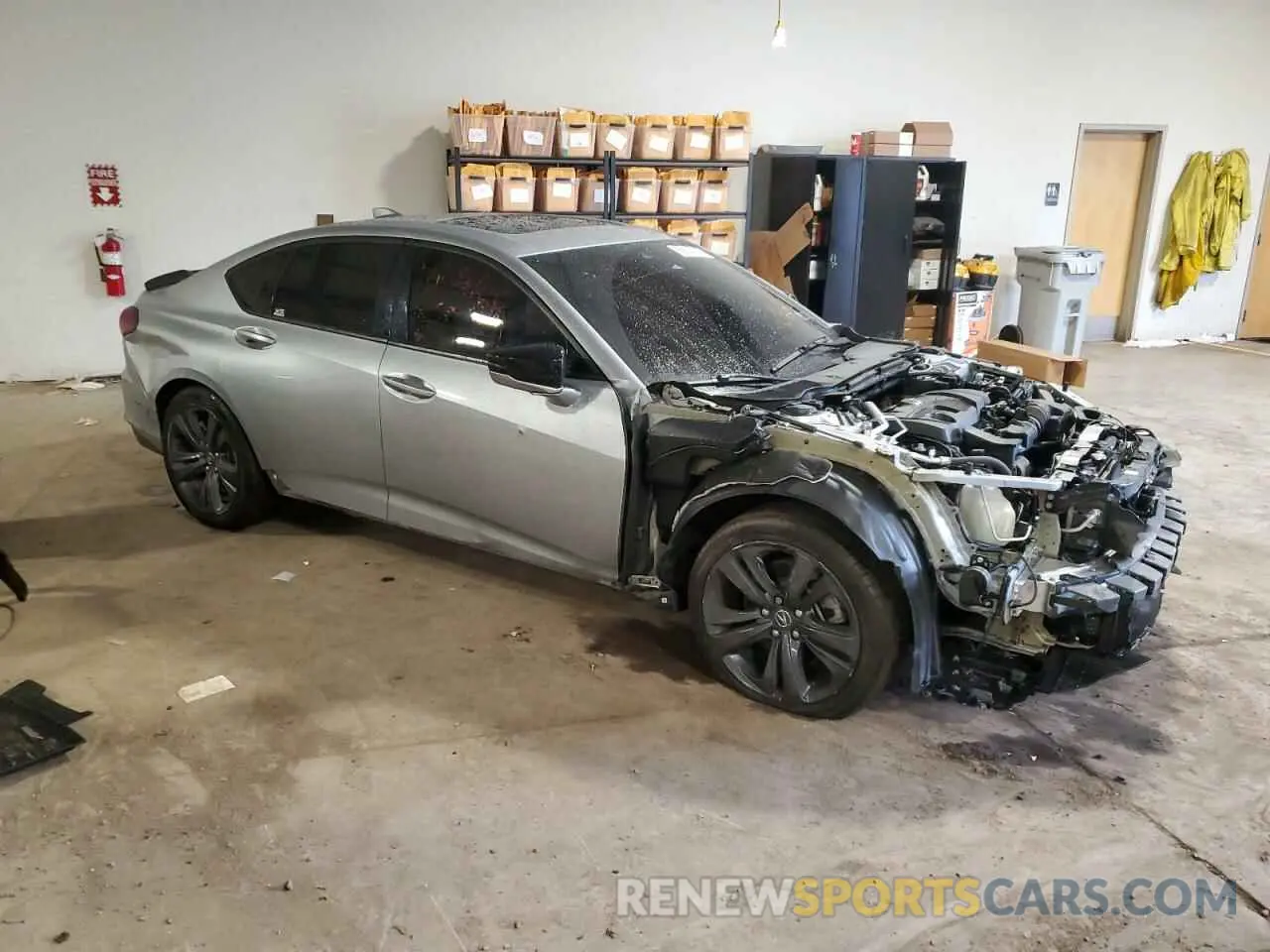 4 fotografías del automóvil dañado 19UUB6F54PA000607 ACURA TLX 2023