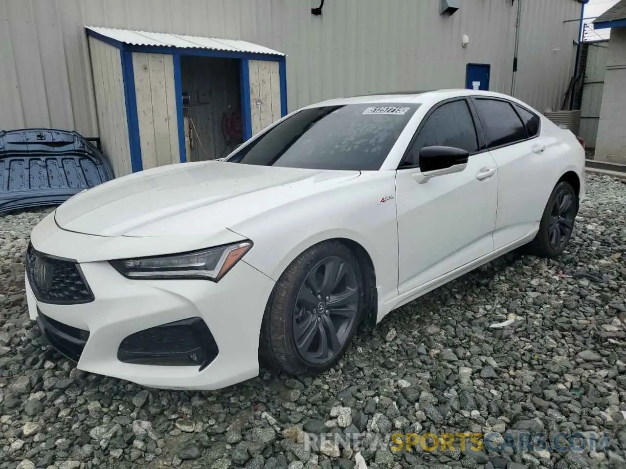 1 fotografías del automóvil dañado 19UUB6F57PA004277 ACURA TLX 2023