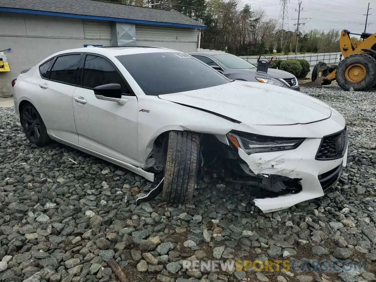 4 fotografías del automóvil dañado 19UUB6F57PA004277 ACURA TLX 2023