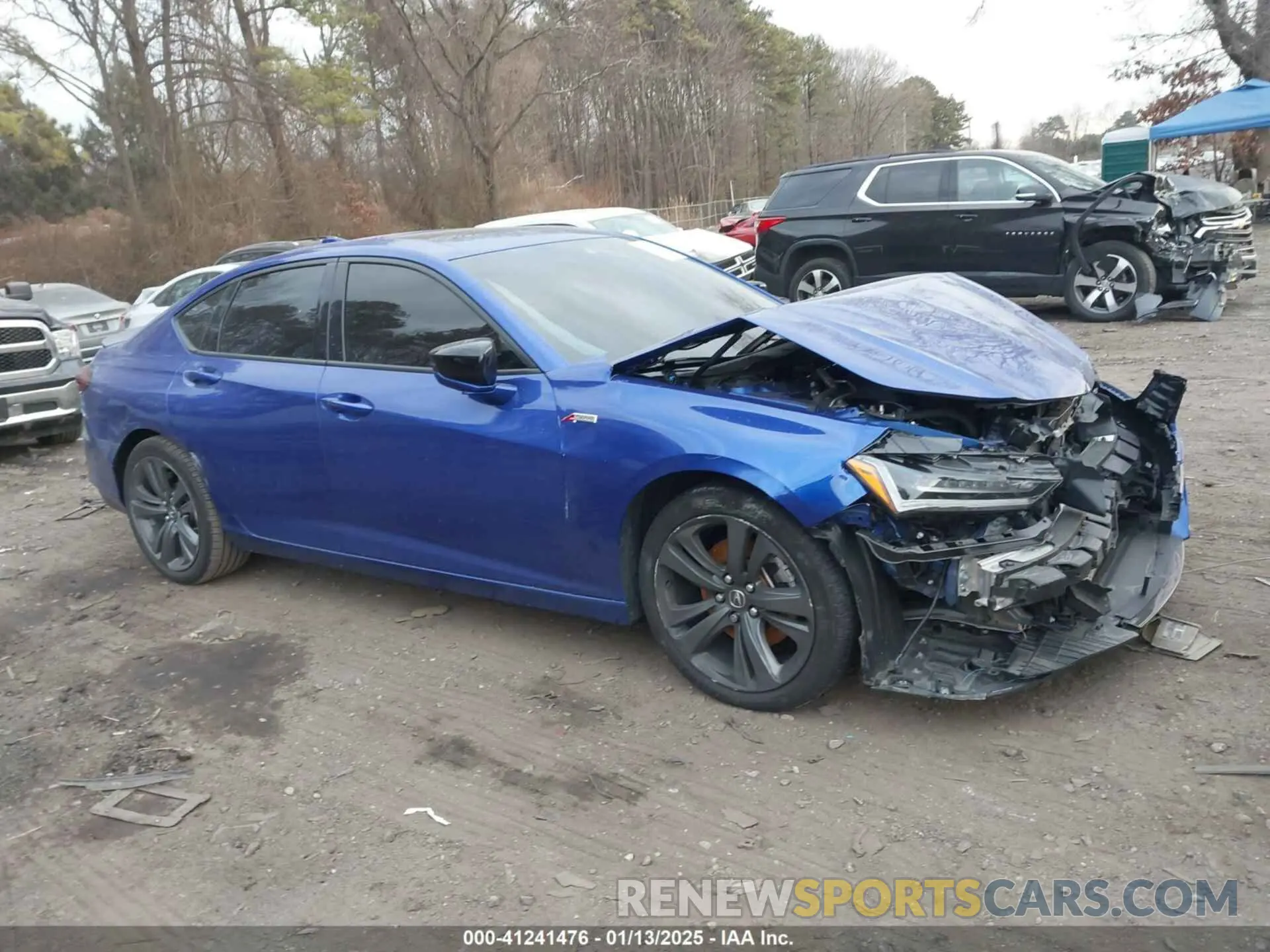 1 fotografías del automóvil dañado 19UUB6F58PA000934 ACURA TLX 2023