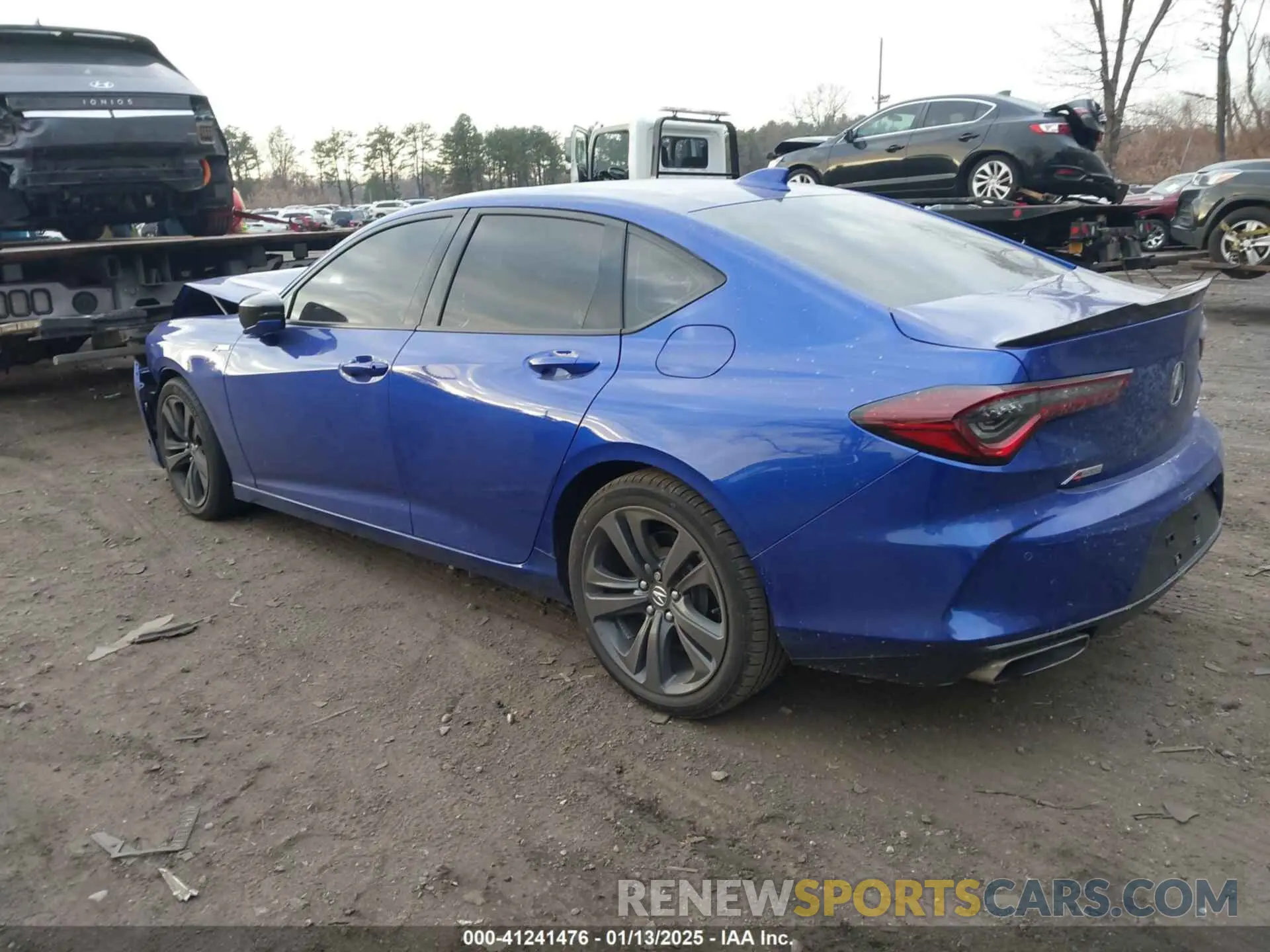 3 fotografías del automóvil dañado 19UUB6F58PA000934 ACURA TLX 2023