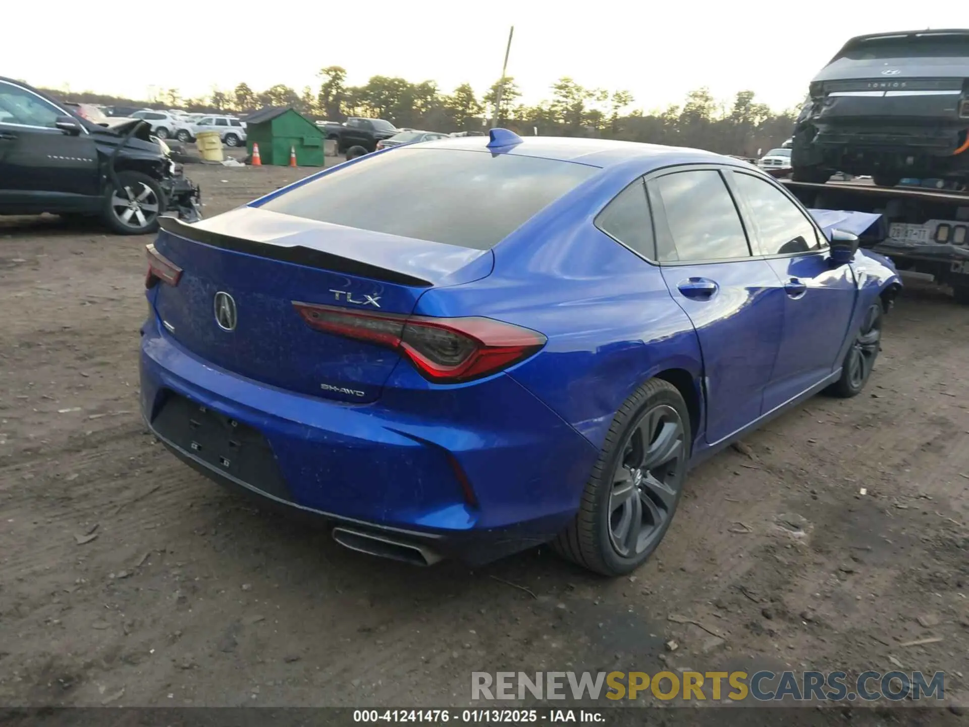 4 fotografías del automóvil dañado 19UUB6F58PA000934 ACURA TLX 2023