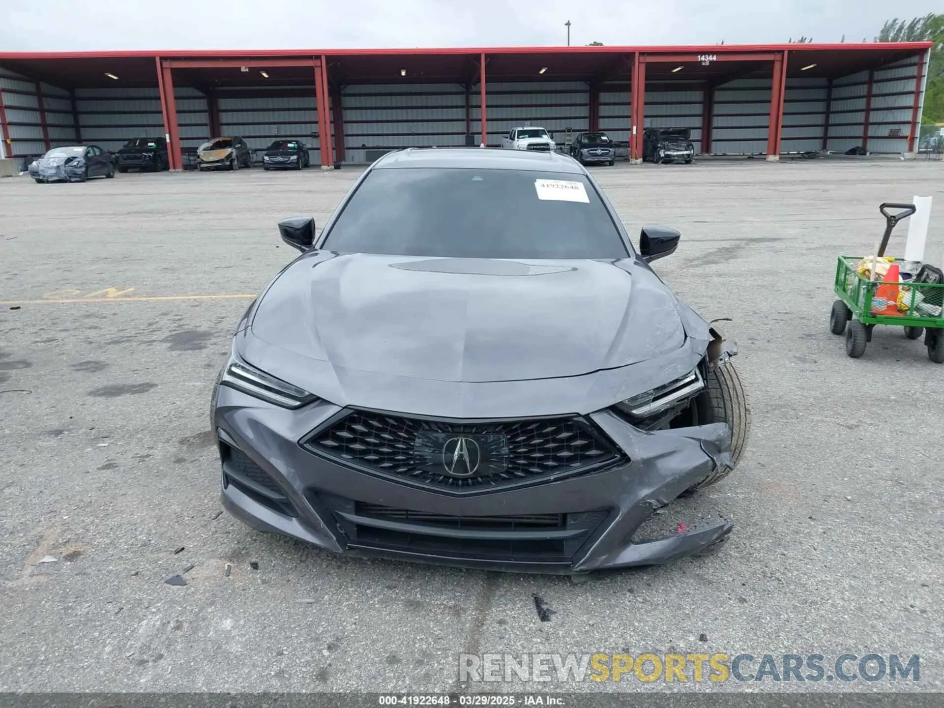 11 fotografías del automóvil dañado 19UUB6F58PA006068 ACURA TLX 2023
