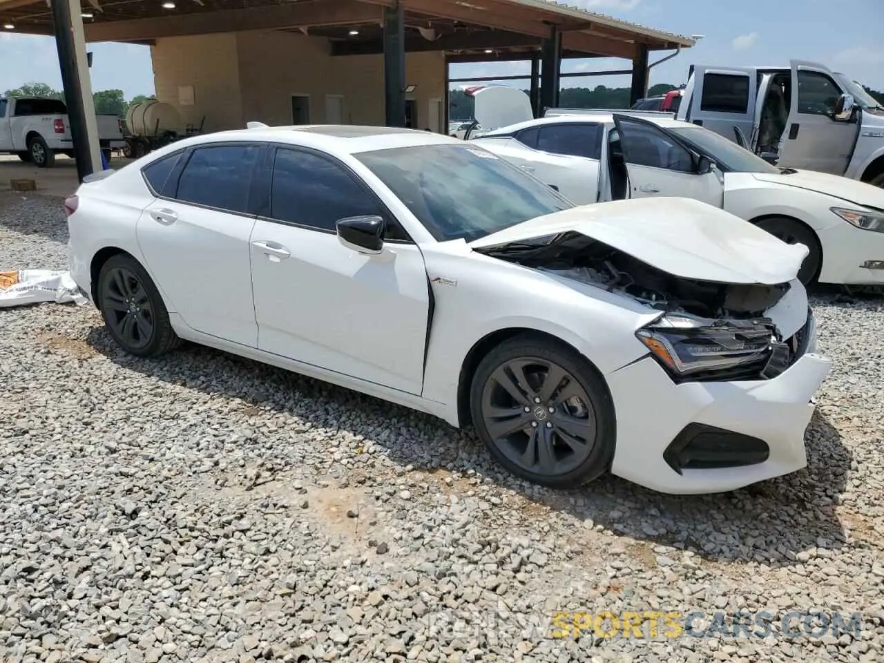 4 fotografías del automóvil dañado 19UUB6F59PA004135 ACURA TLX 2023