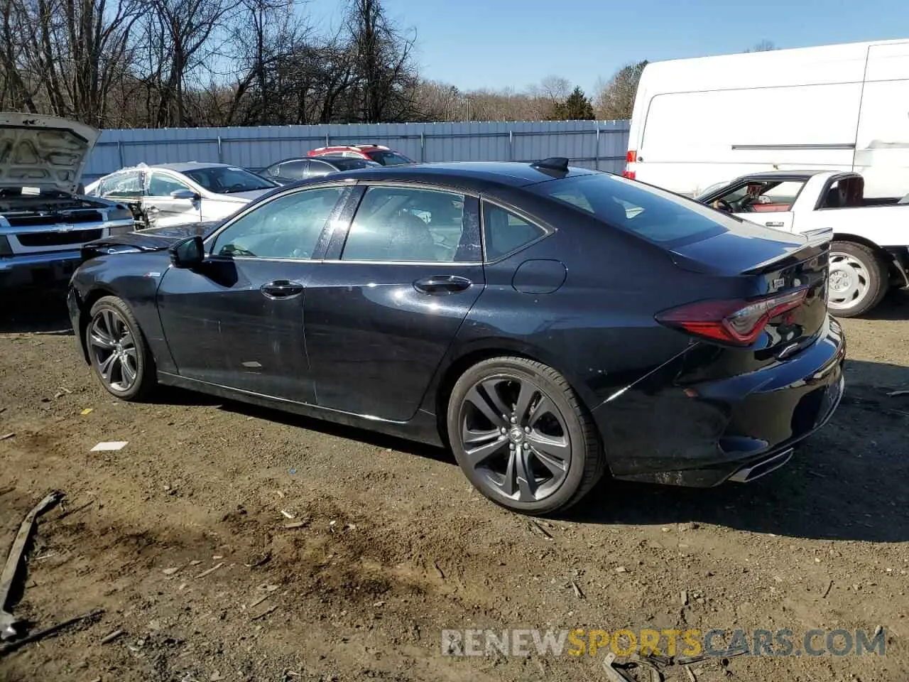 2 fotografías del automóvil dañado 19UUB6F59PA006077 ACURA TLX 2023