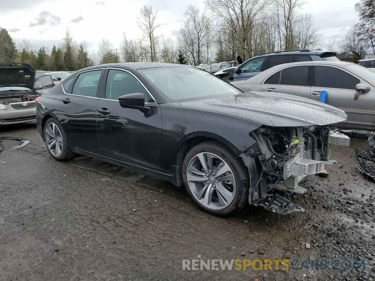 4 fotografías del automóvil dañado 19UUB6F61PA004218 ACURA TLX 2023