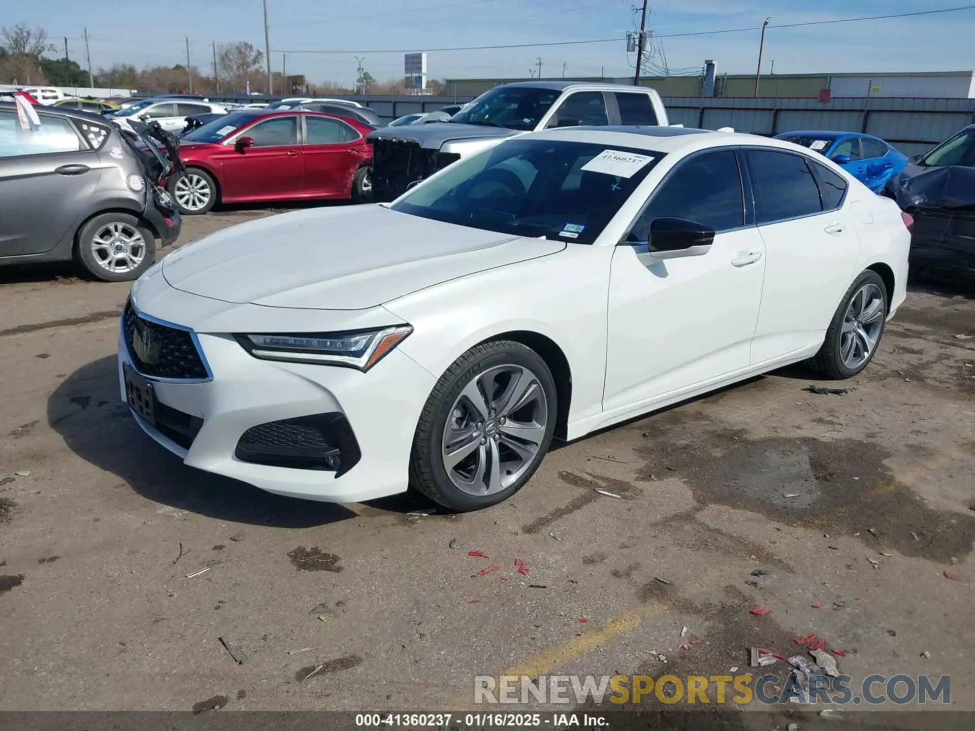 2 fotografías del automóvil dañado 19UUB6F65PA003881 ACURA TLX 2023
