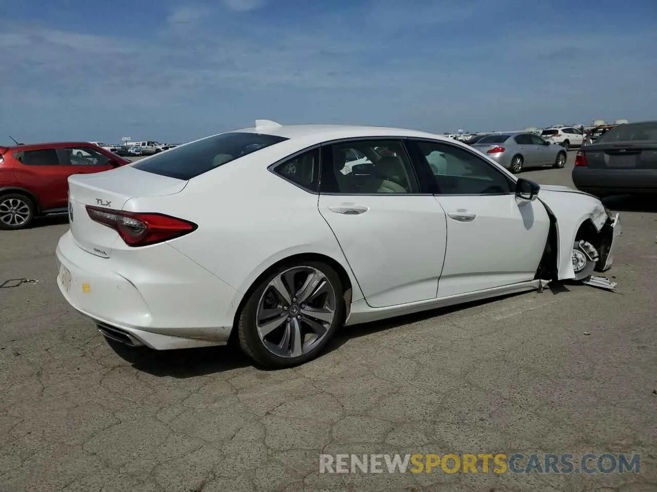 3 fotografías del automóvil dañado 19UUB6F69PA001387 ACURA TLX 2023
