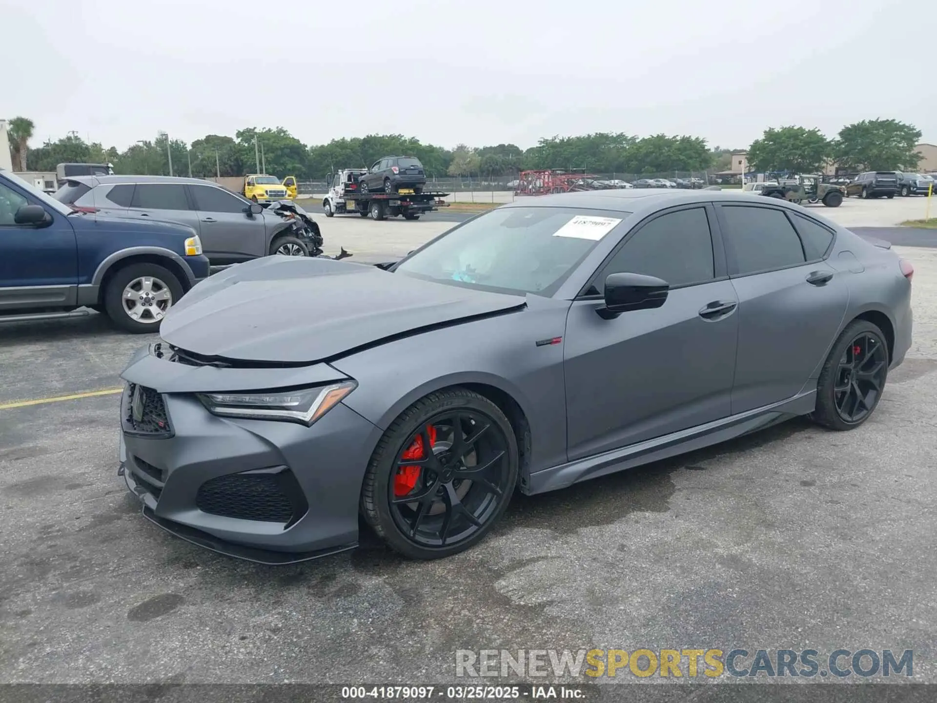 2 fotografías del automóvil dañado 19UUB7F00PY000301 ACURA TLX 2023