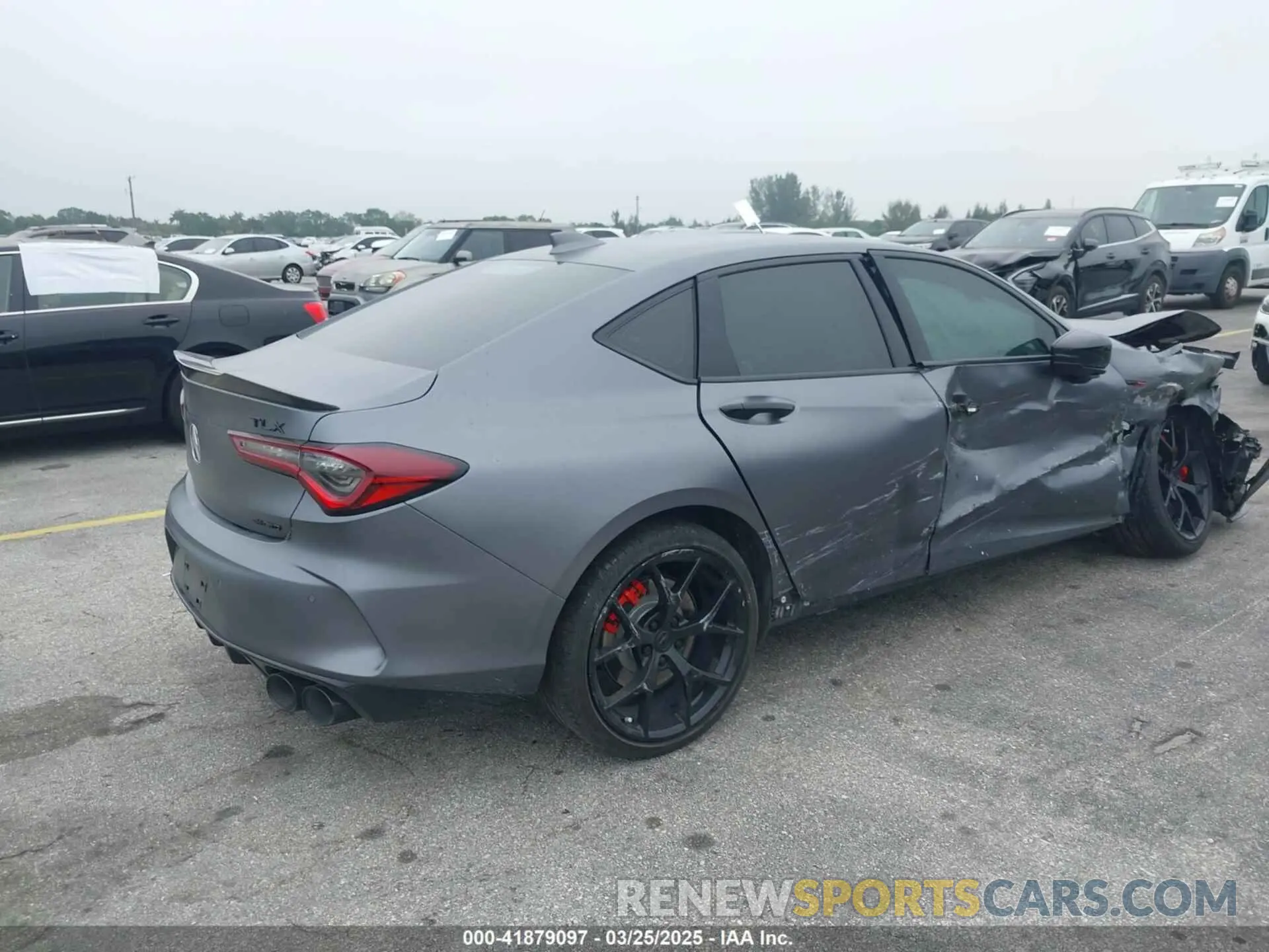 4 fotografías del automóvil dañado 19UUB7F00PY000301 ACURA TLX 2023