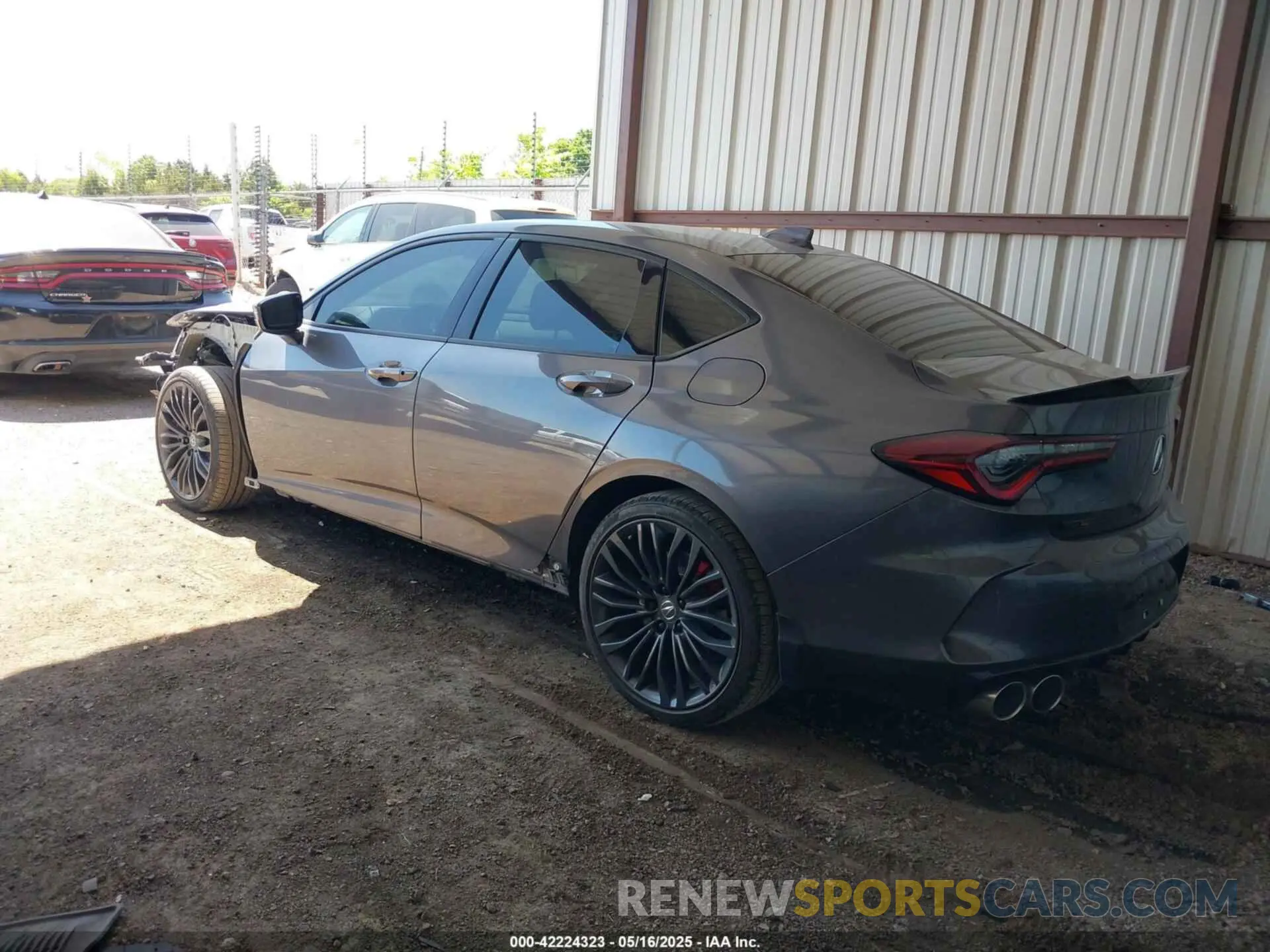 3 fotografías del automóvil dañado 19UUB7F01PA001899 ACURA TLX 2023