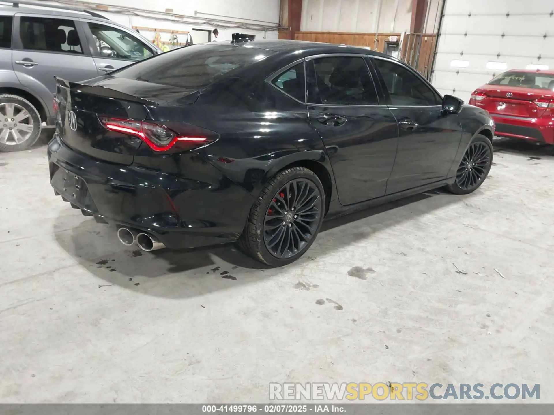 4 fotografías del automóvil dañado 19UUB7F04PA002707 ACURA TLX 2023