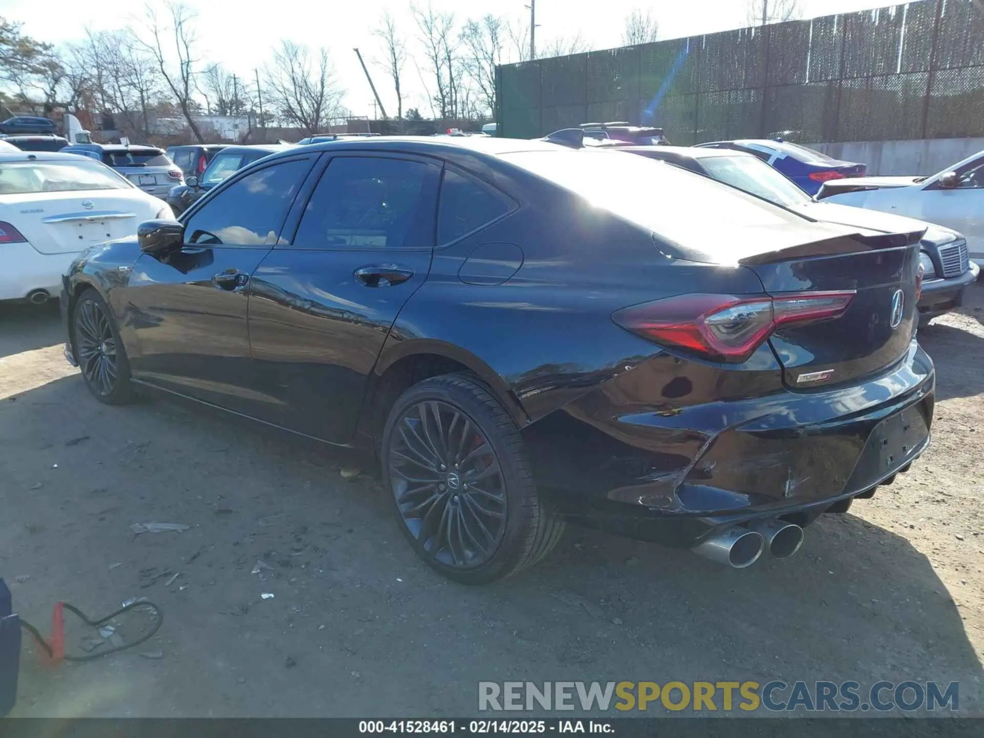 3 fotografías del automóvil dañado 19UUB7F06PA003020 ACURA TLX 2023