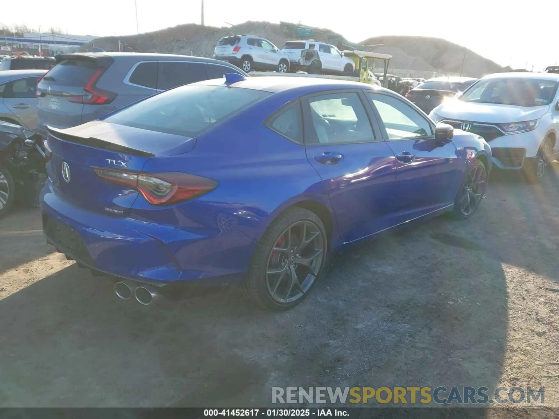 4 fotografías del automóvil dañado 19UUB7F91PA000279 ACURA TLX 2023