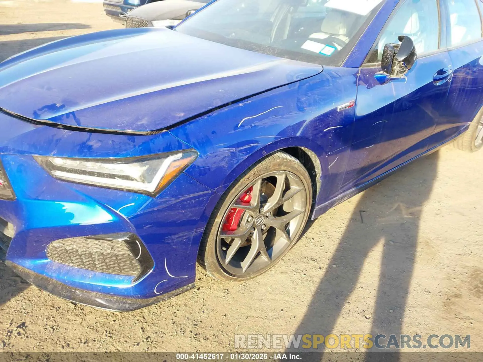 6 fotografías del automóvil dañado 19UUB7F91PA000279 ACURA TLX 2023