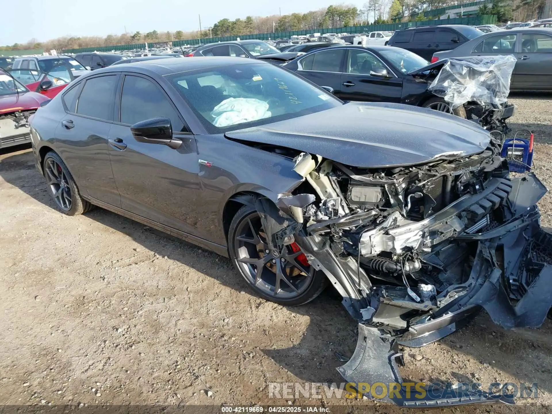 1 fotografías del automóvil dañado 19UUB7F95PA001368 ACURA TLX 2023