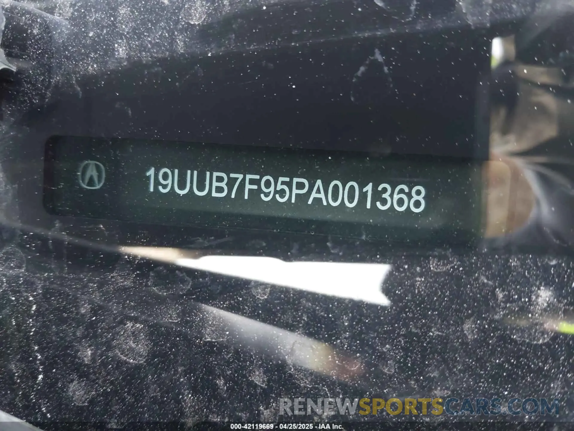 17 fotografías del automóvil dañado 19UUB7F95PA001368 ACURA TLX 2023