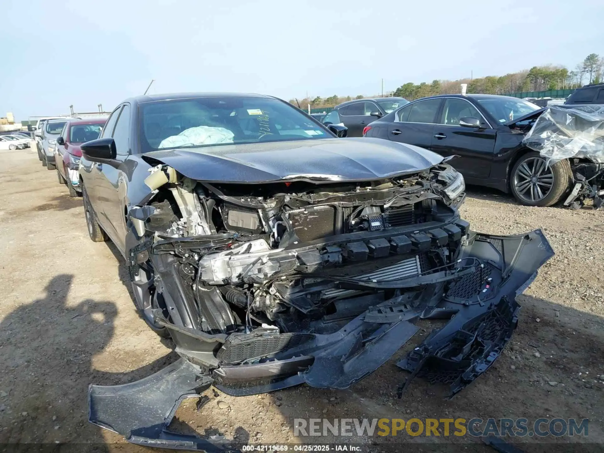 6 fotografías del automóvil dañado 19UUB7F95PA001368 ACURA TLX 2023