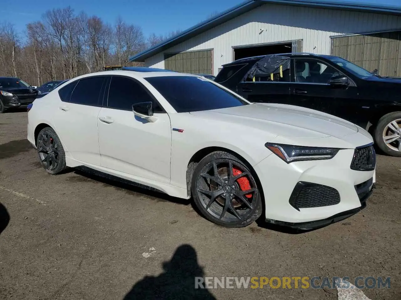 4 fotografías del automóvil dañado 19UUB7F95PA003122 ACURA TLX 2023