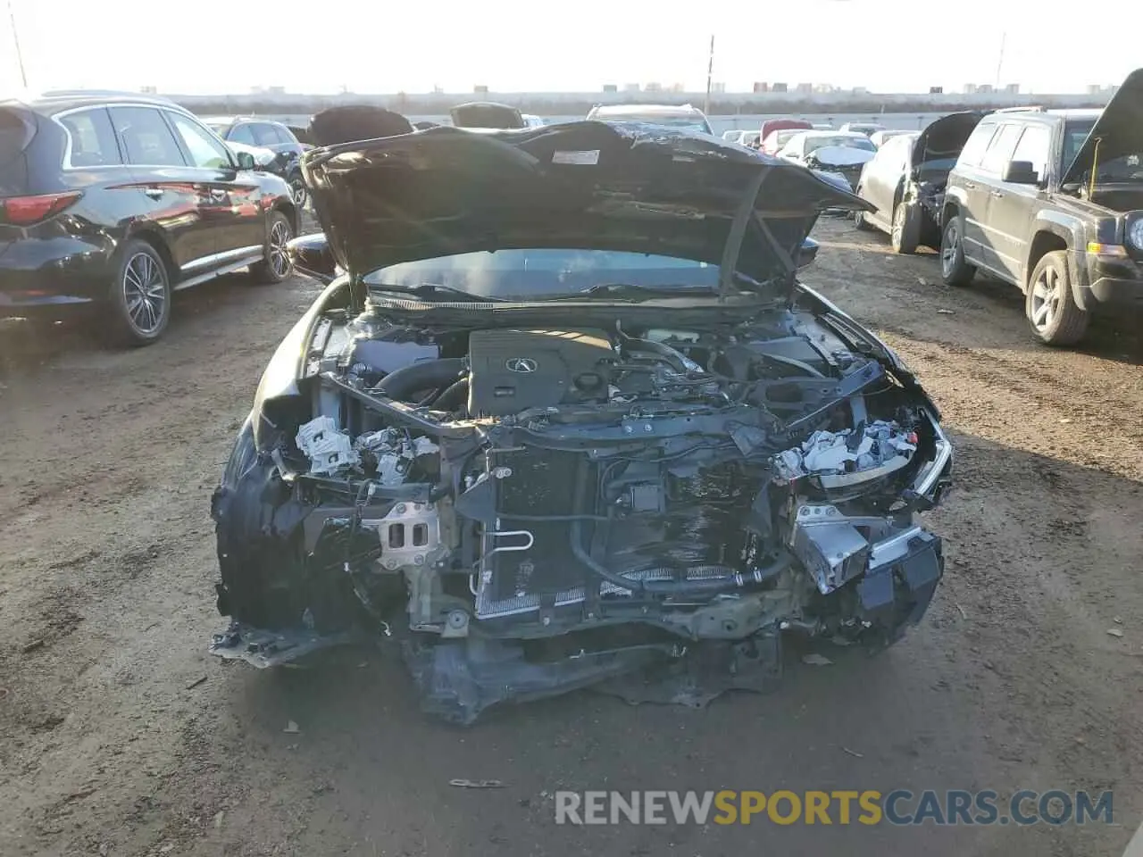 5 fotografías del automóvil dañado 19UUB7F96PA000620 ACURA TLX 2023