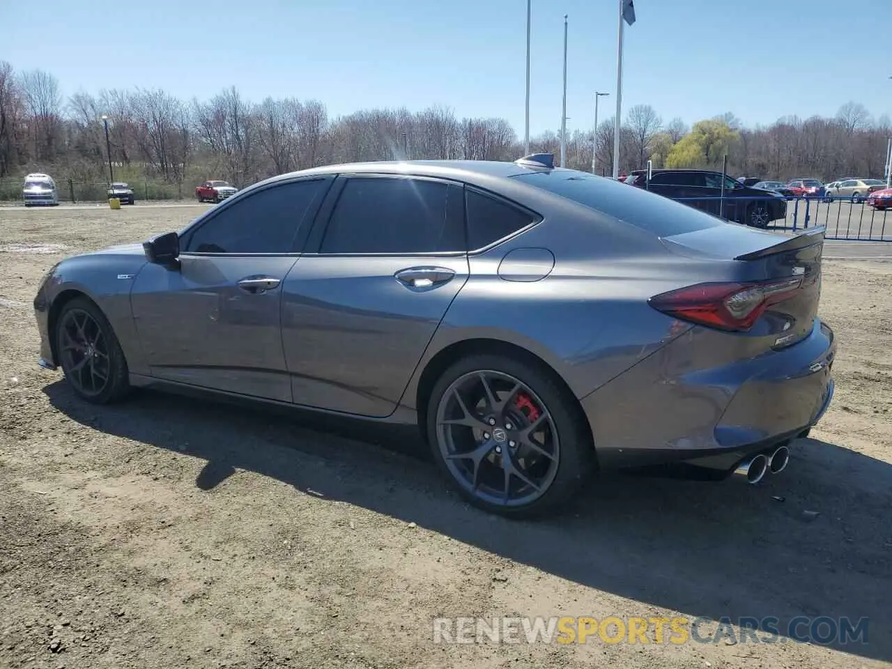 2 fotografías del automóvil dañado 19UUB7F96PA001573 ACURA TLX 2023
