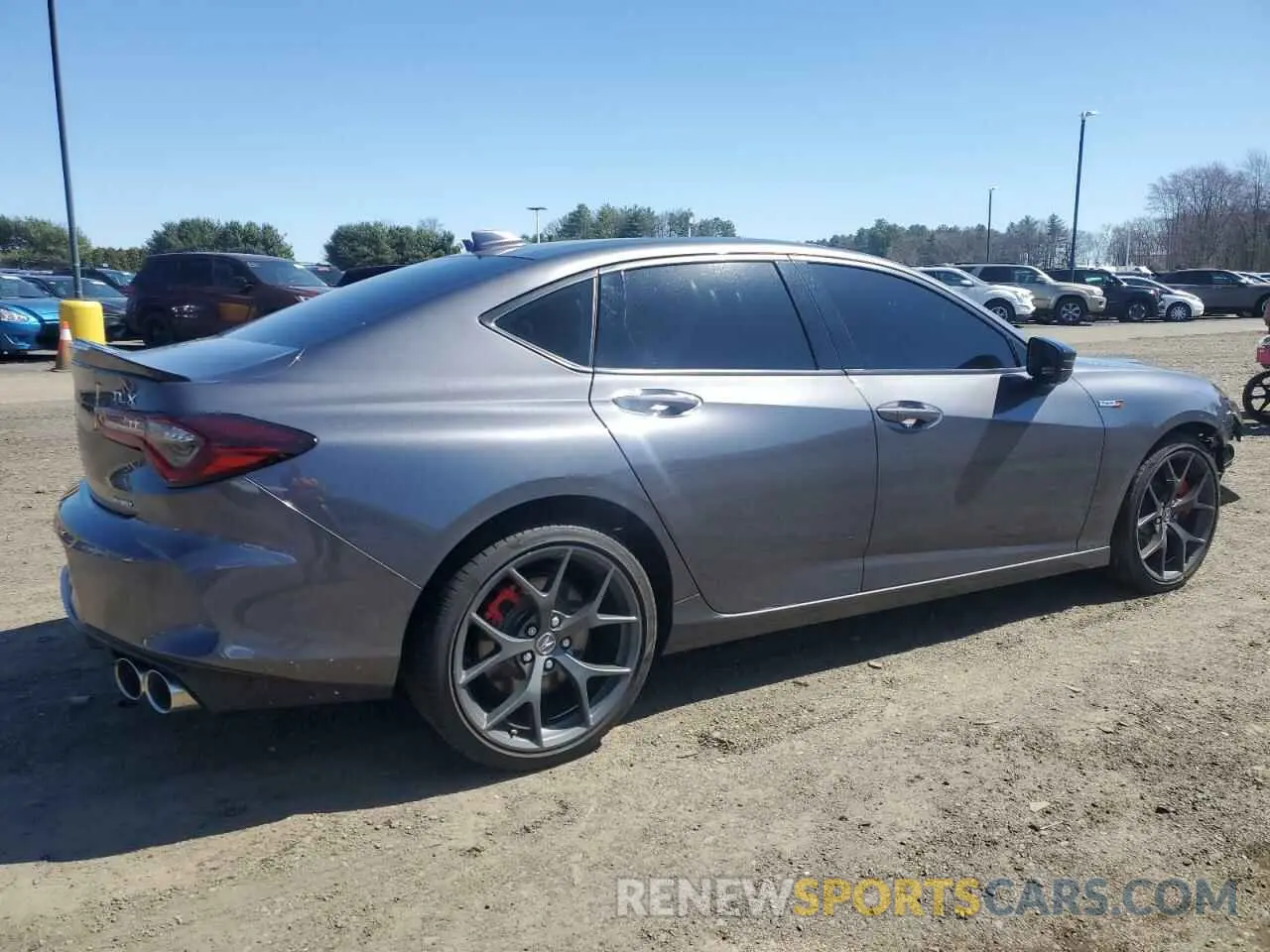 3 fotografías del automóvil dañado 19UUB7F96PA001573 ACURA TLX 2023