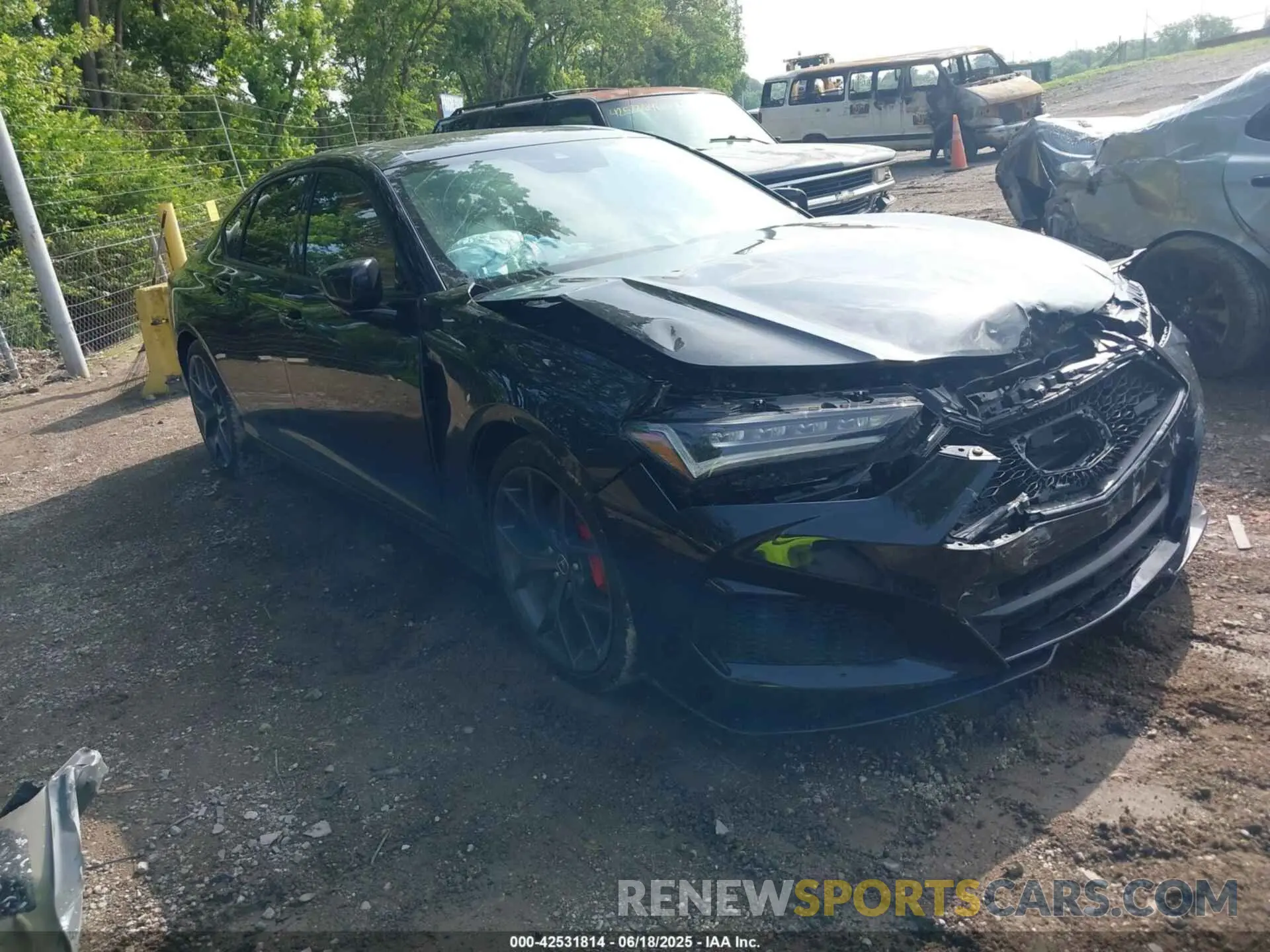 1 fotografías del automóvil dañado 19UUB7F9XPA001690 ACURA TLX 2023