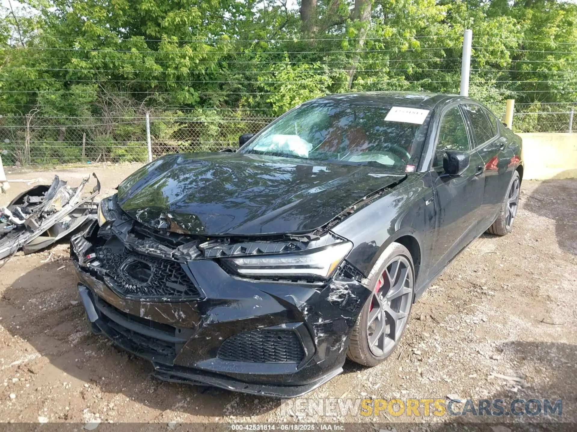 2 fotografías del automóvil dañado 19UUB7F9XPA001690 ACURA TLX 2023