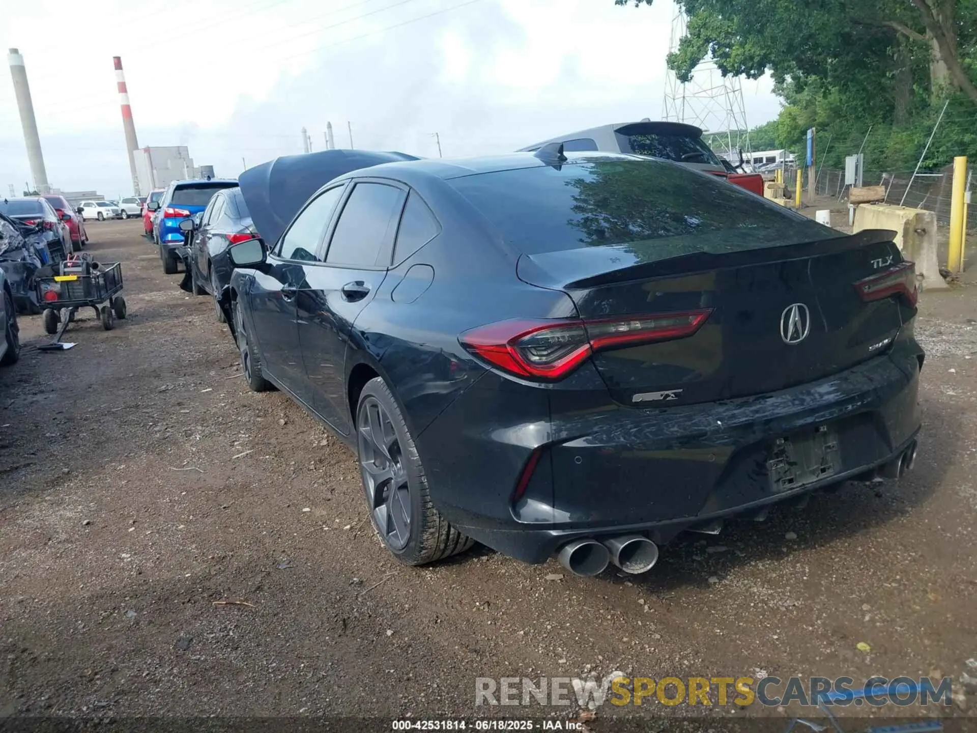 3 fotografías del automóvil dañado 19UUB7F9XPA001690 ACURA TLX 2023