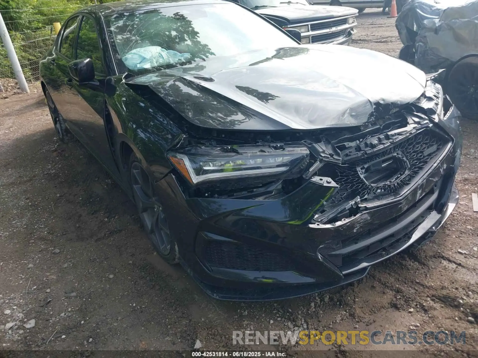 6 fotografías del automóvil dañado 19UUB7F9XPA001690 ACURA TLX 2023