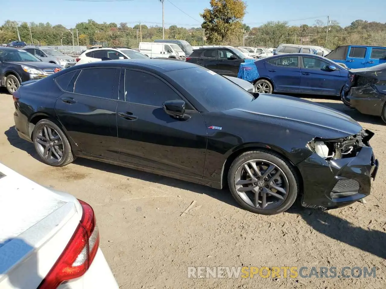 4 fotografías del automóvil dañado 19UUB6F56RA000238 ACURA TLX 2024