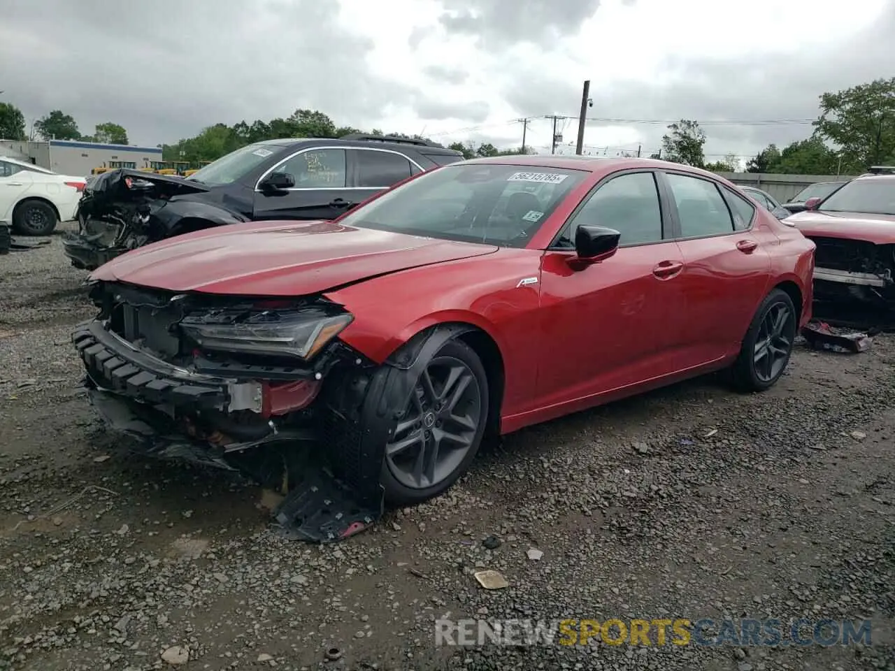 1 fotografías del automóvil dañado 19UUB6F58RA000337 ACURA TLX 2024