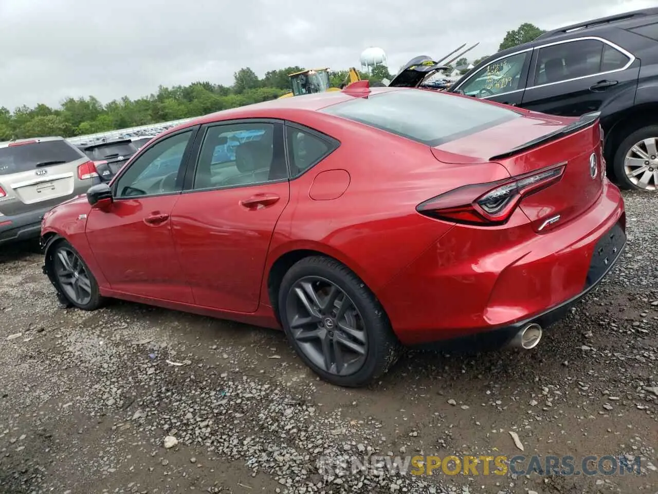2 fotografías del automóvil dañado 19UUB6F58RA000337 ACURA TLX 2024
