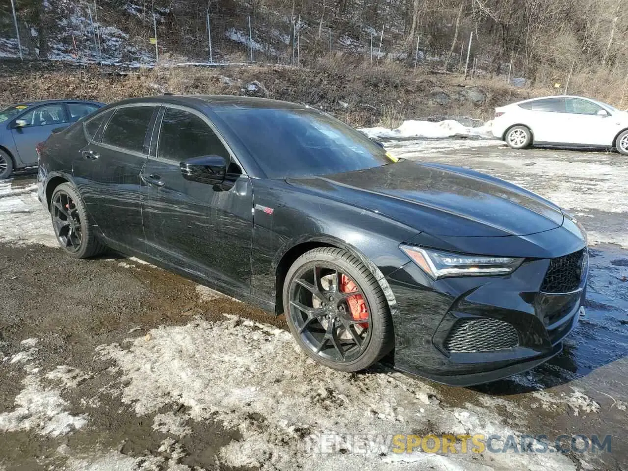 4 fotografías del automóvil dañado 19UUB7F05RA000077 ACURA TLX 2024