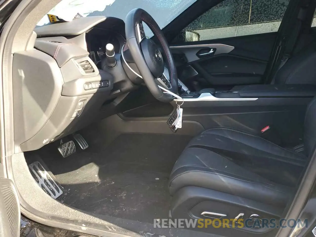 7 fotografías del automóvil dañado 19UUB7F05RA000077 ACURA TLX 2024