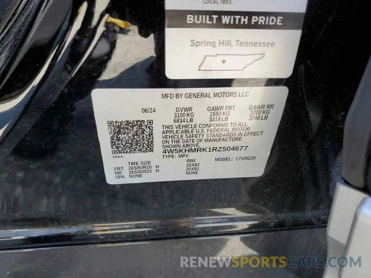 16 fotografías del automóvil dañado 4W5KHMRK1RZ504677 ACURA ZDX A-SPEC 2024