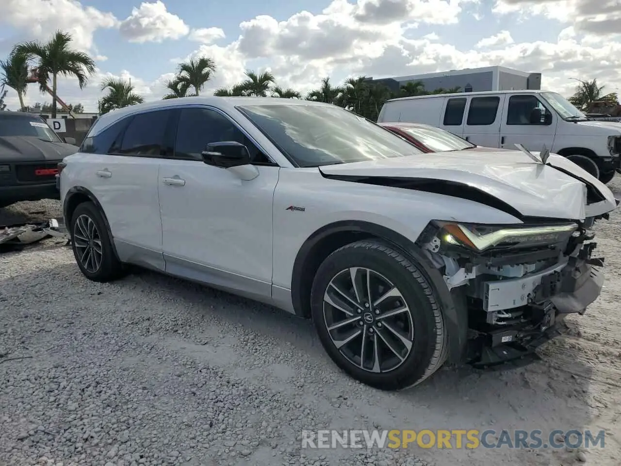 4 fotografías del automóvil dañado 4W5KHMRK1RZ517512 ACURA ZDX A-SPEC 2024