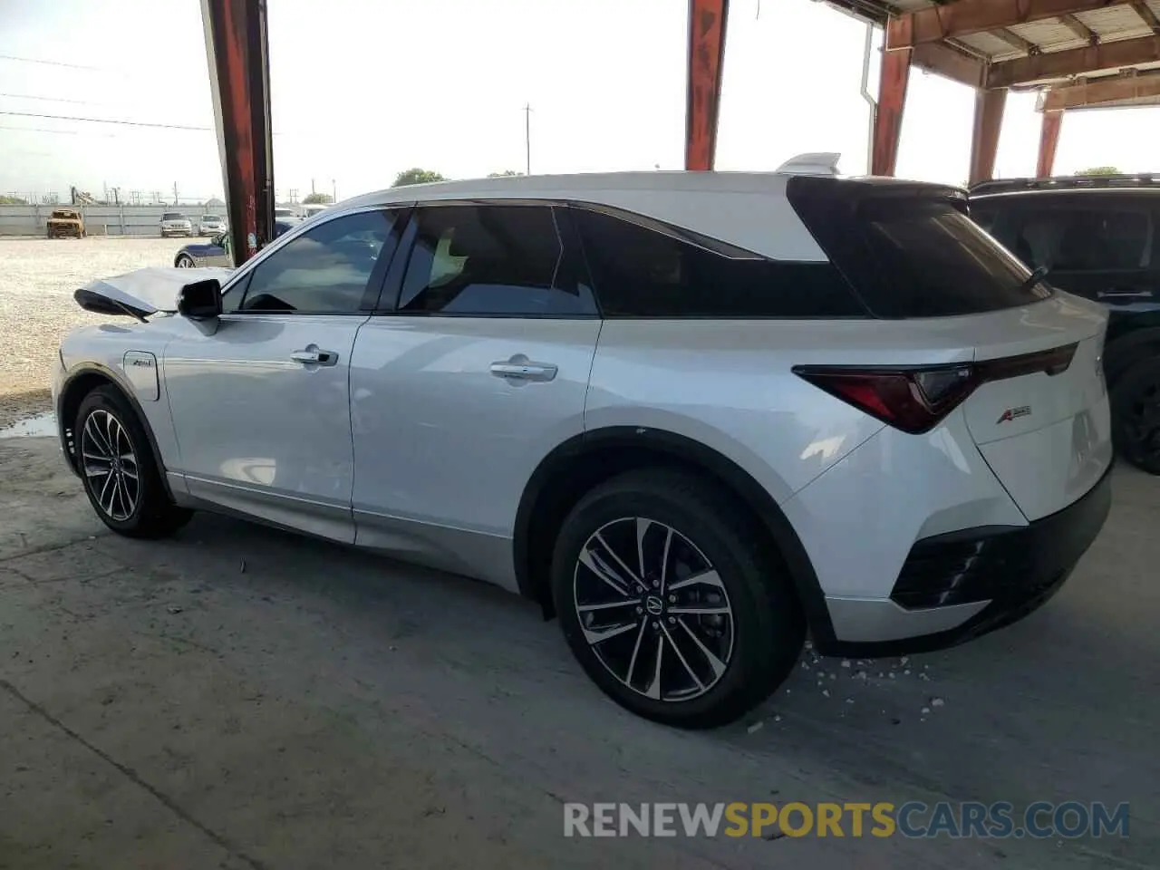 2 fotografías del automóvil dañado 4W5KHMRK9RZ512624 ACURA ZDX A-SPEC 2024