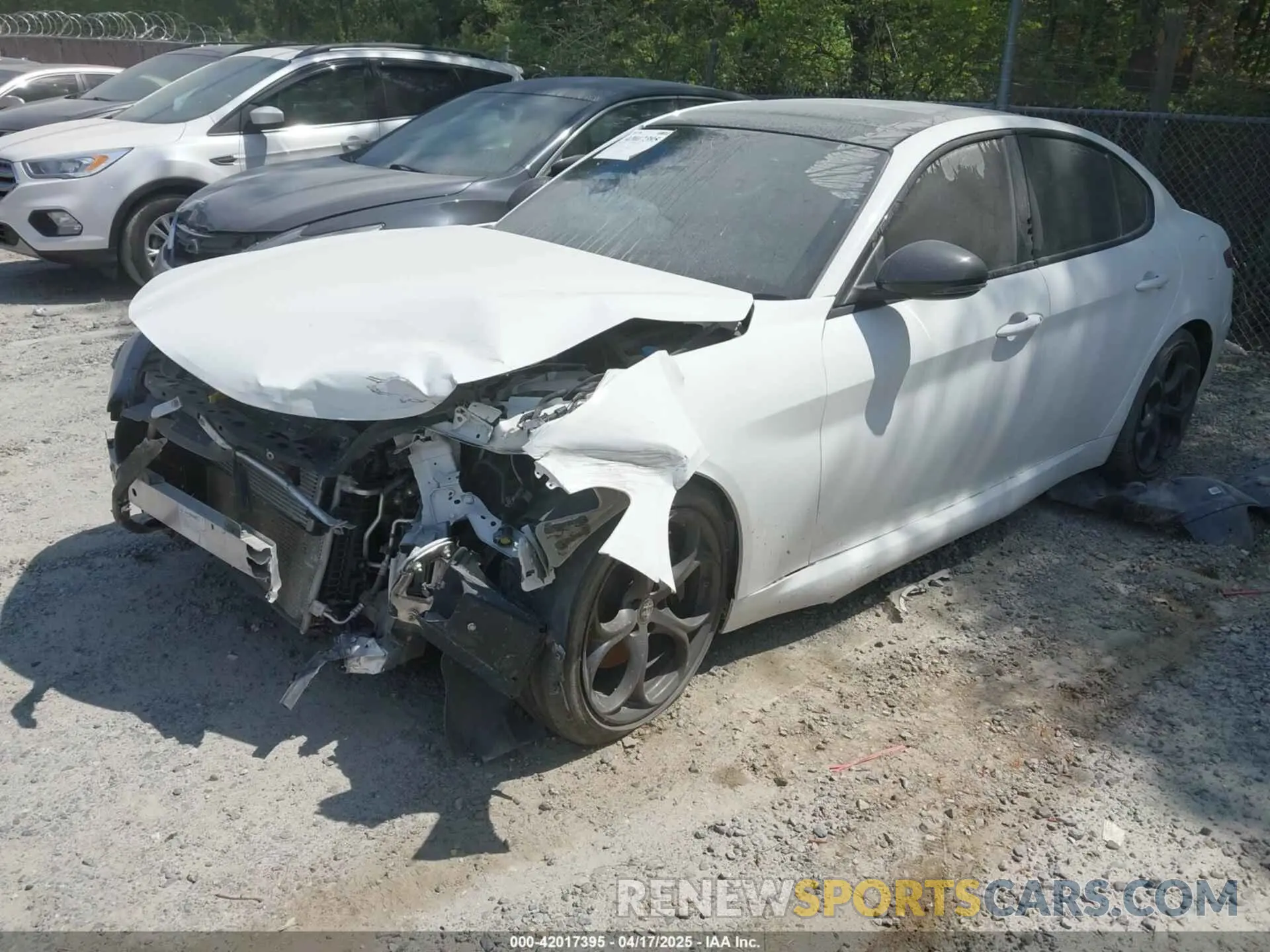2 fotografías del automóvil dañado ZARFAMAN3K7622360 ALFA ROMEO GIULIA 2019