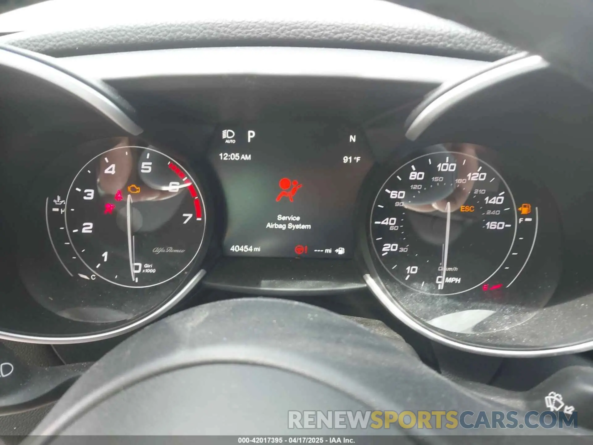7 fotografías del automóvil dañado ZARFAMAN3K7622360 ALFA ROMEO GIULIA 2019