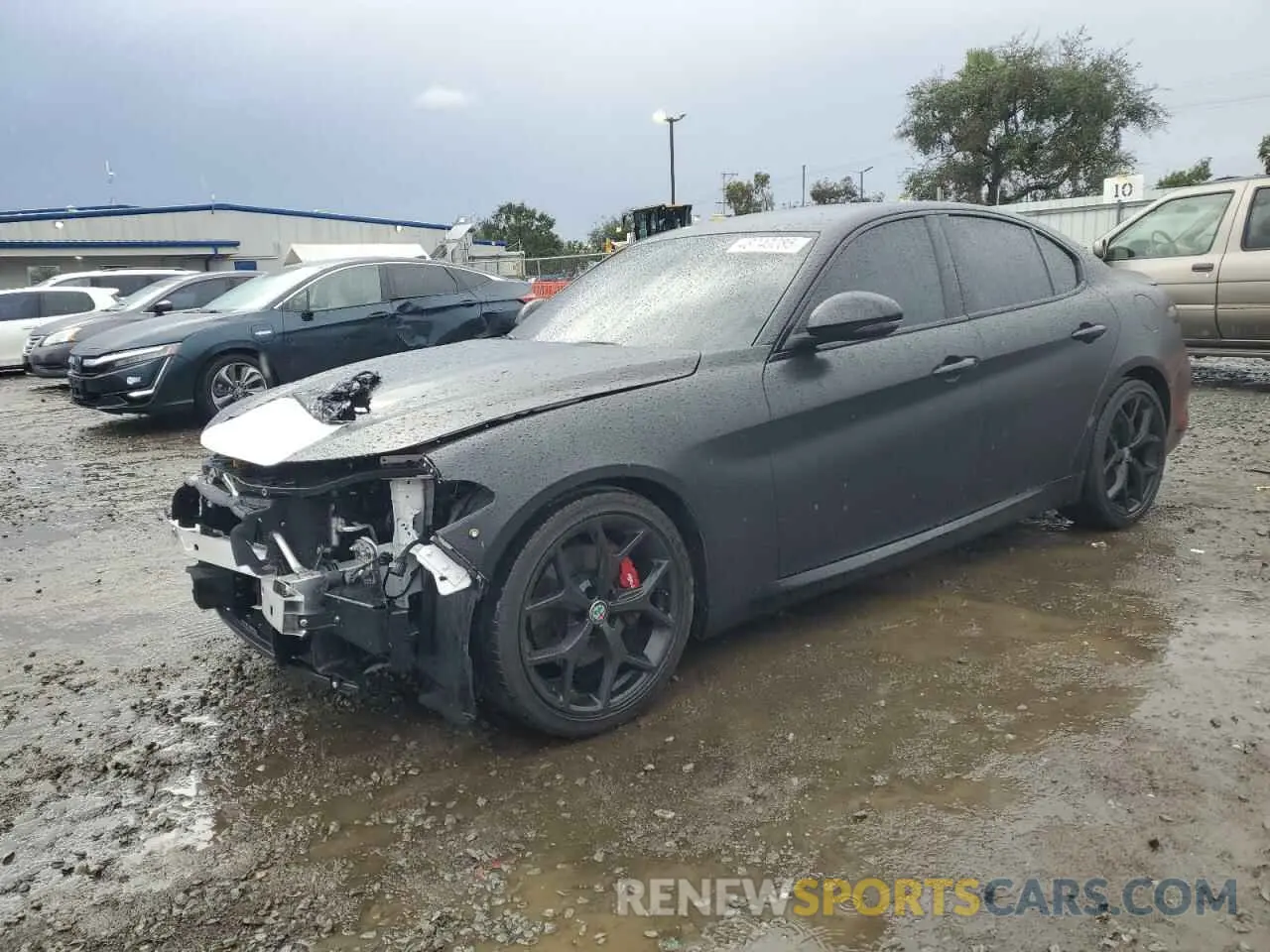 1 fotografías del automóvil dañado ZARFAMAN4K7606393 ALFA ROMEO GIULIA 2019