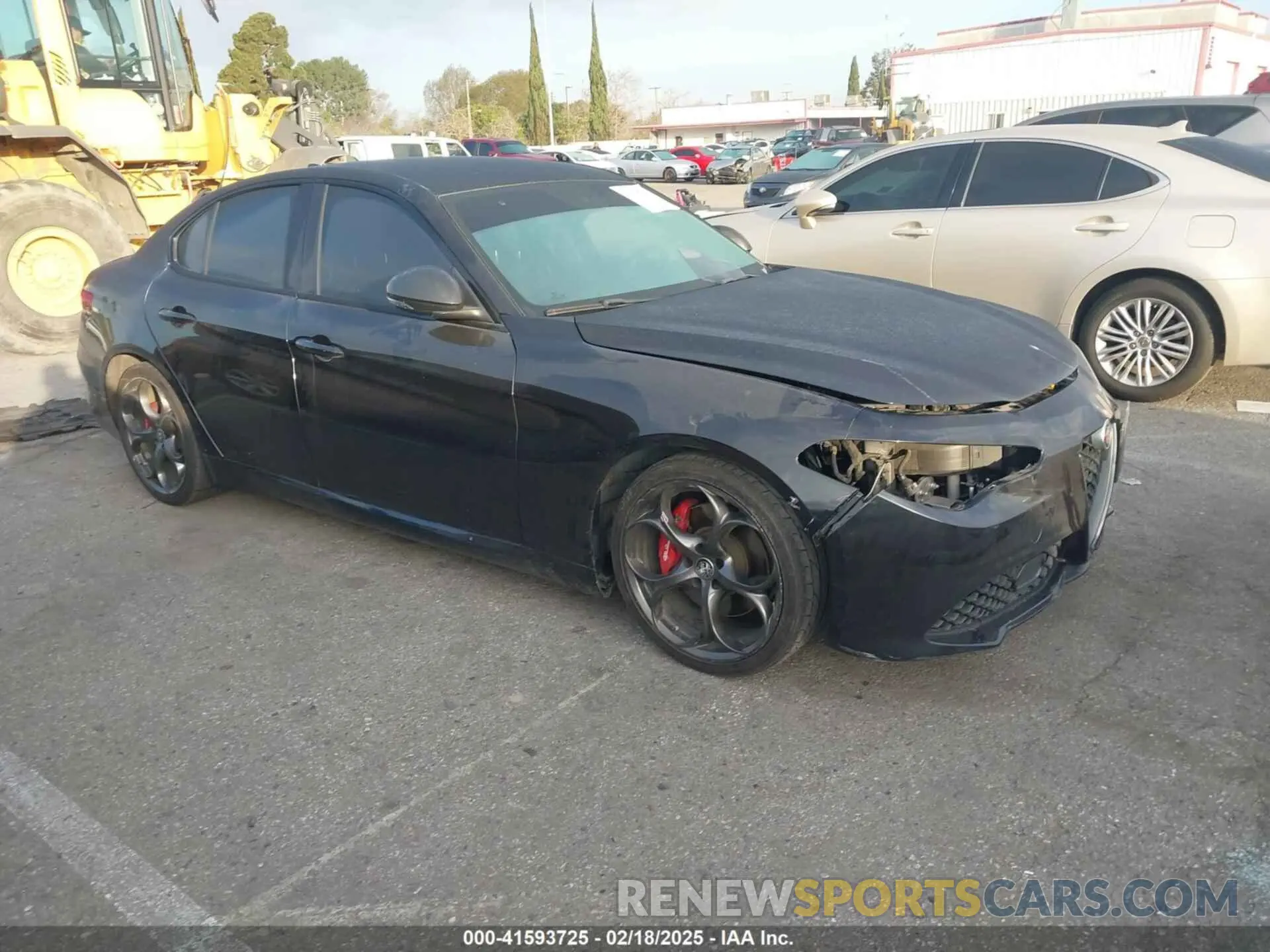 1 fotografías del automóvil dañado ZARFAMAN4K7610914 ALFA ROMEO GIULIA 2019