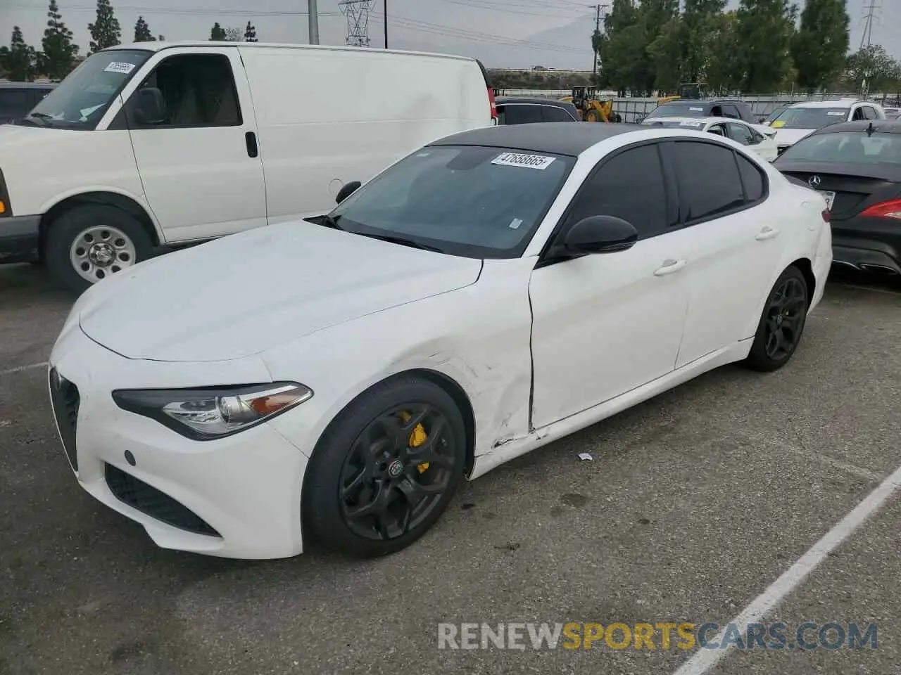 1 fotografías del automóvil dañado ZARFAMAN4K7621010 ALFA ROMEO GIULIA 2019
