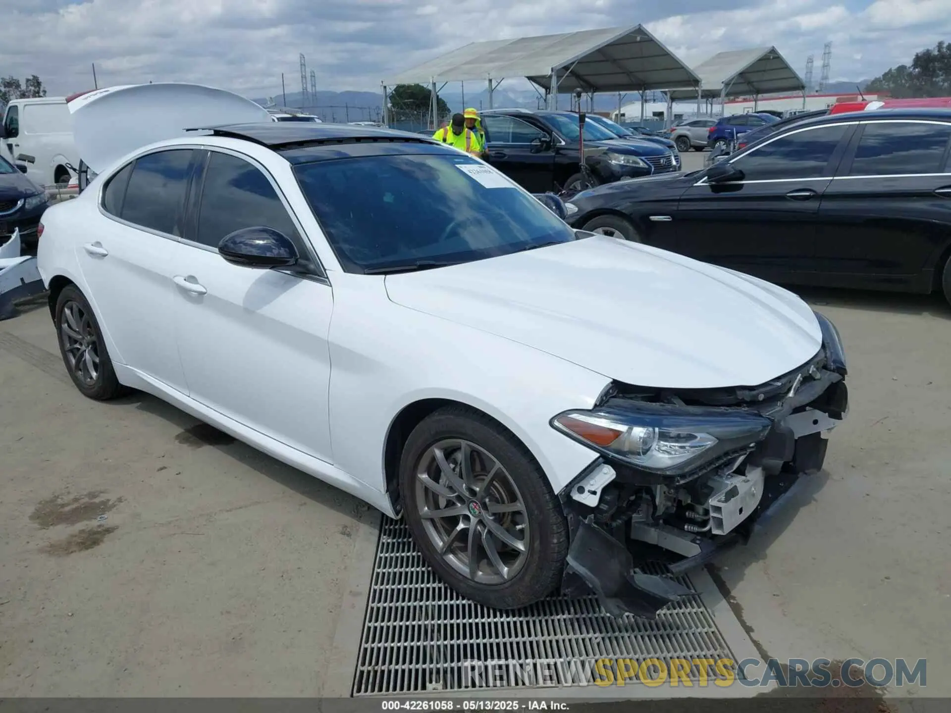 1 fotografías del automóvil dañado ZARFAMAN5K7612770 ALFA ROMEO GIULIA 2019