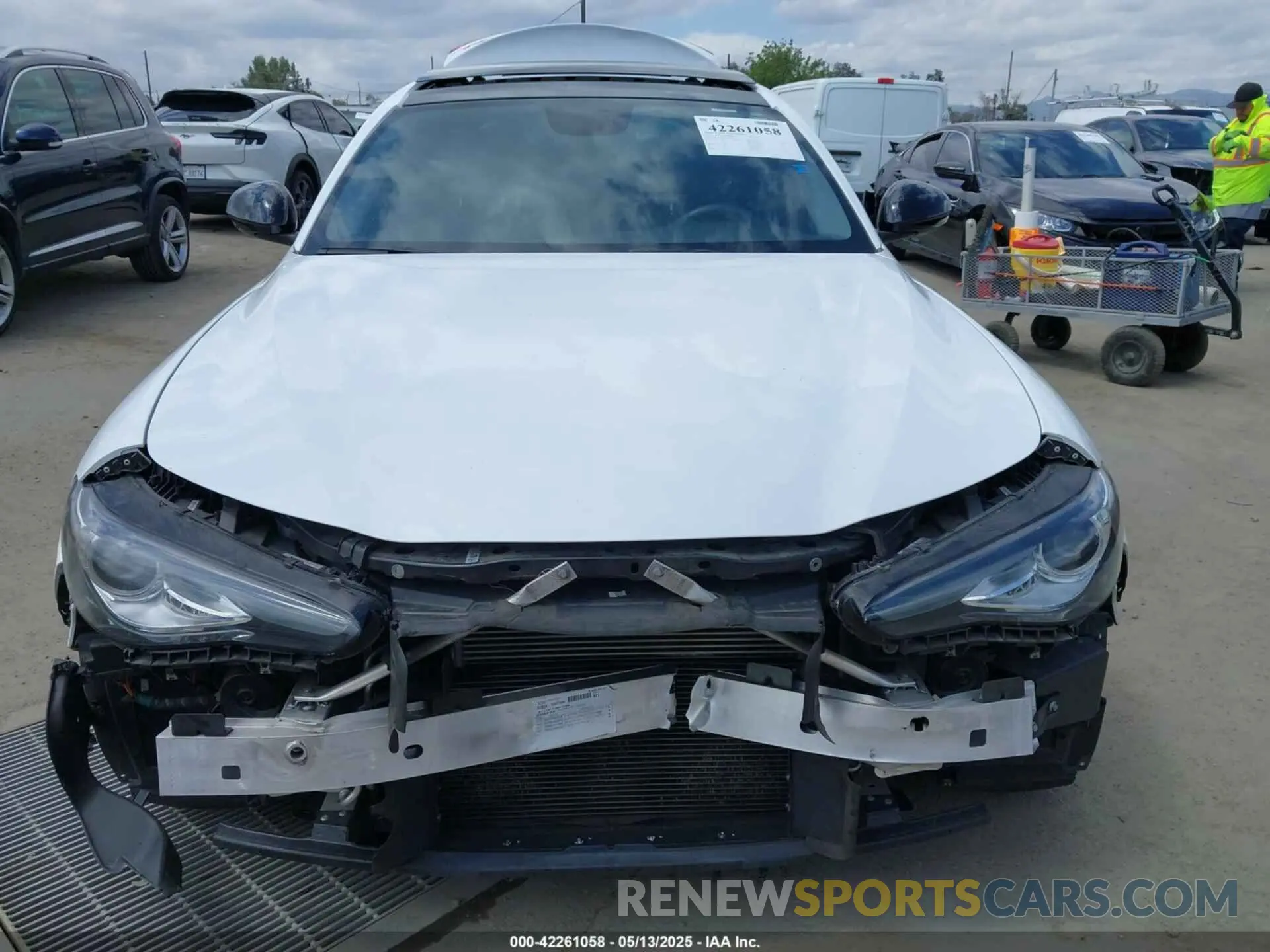 13 fotografías del automóvil dañado ZARFAMAN5K7612770 ALFA ROMEO GIULIA 2019