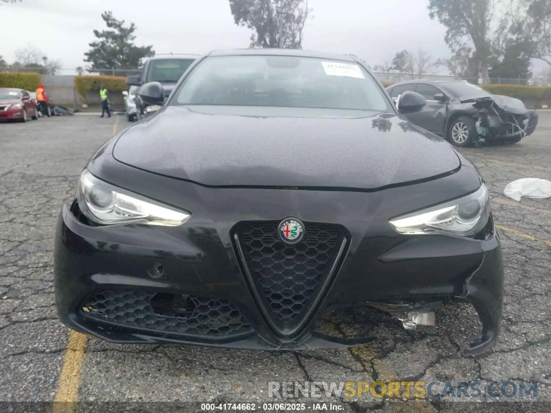 12 fotografías del automóvil dañado ZARFAMAN5K7621548 ALFA ROMEO GIULIA 2019