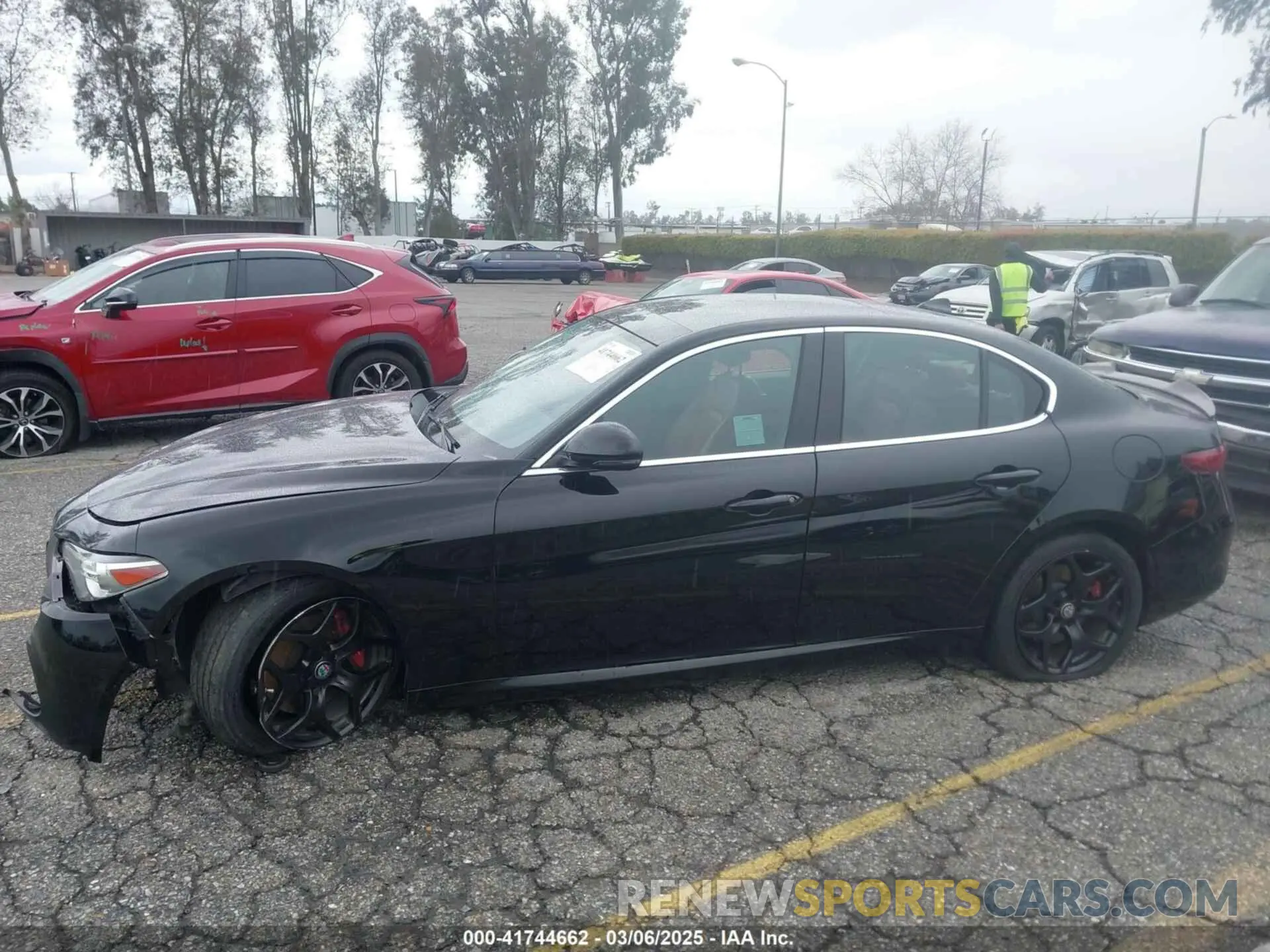 14 fotografías del automóvil dañado ZARFAMAN5K7621548 ALFA ROMEO GIULIA 2019