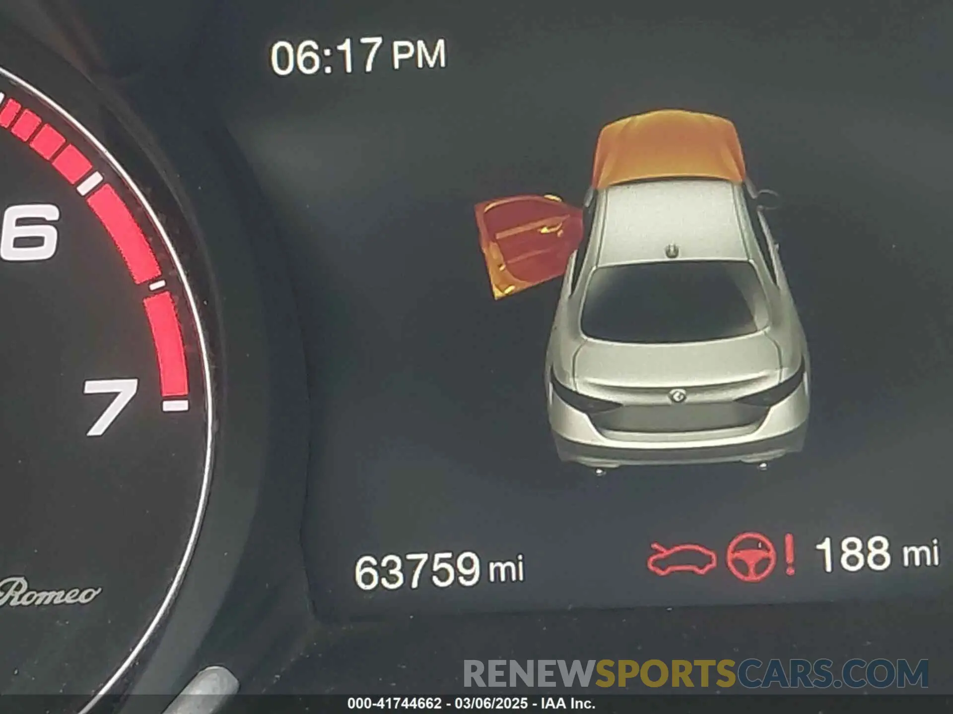 15 fotografías del automóvil dañado ZARFAMAN5K7621548 ALFA ROMEO GIULIA 2019
