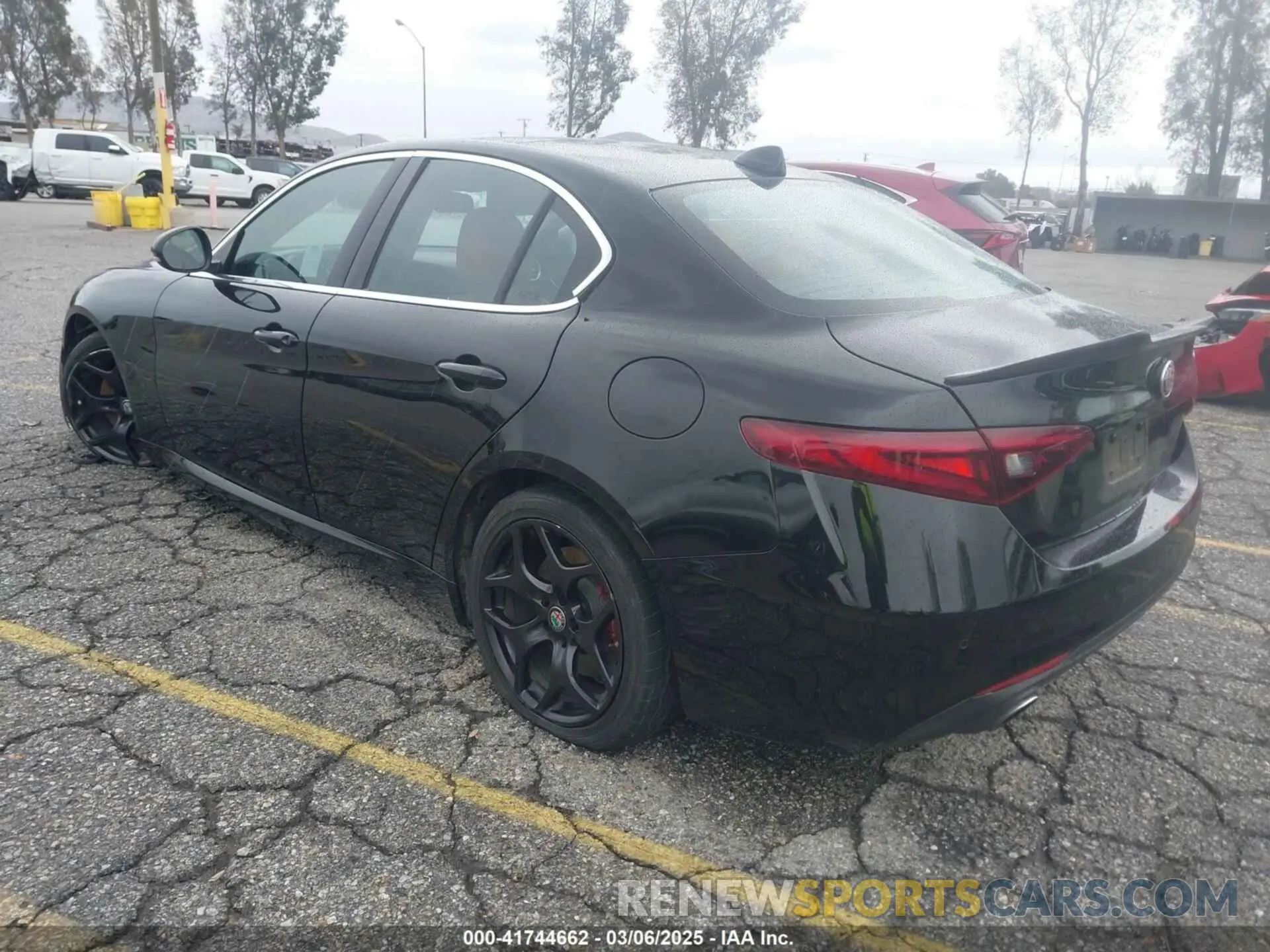 3 fotografías del automóvil dañado ZARFAMAN5K7621548 ALFA ROMEO GIULIA 2019